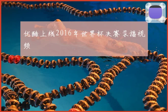 优酷上线2016年世界杯决赛录播视频
