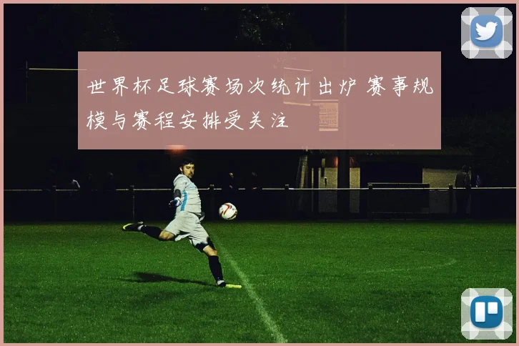 世界杯足球赛场次统计出炉 赛事规模与赛程安排受关注